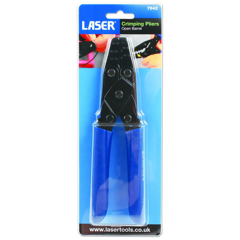 Laser 7642 Crimping Pliers - Open Barrel 2 Laser 7642 Crimping Pliers - Open Barrel - Image 2