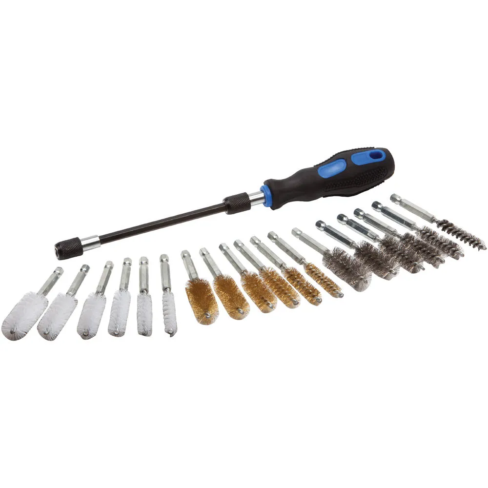Clarke CHT741 20 Piece Wire Brush Set 2 Clarke CHT741 20 Piece Wire Brush Set - Image 2