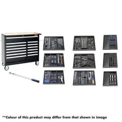 Britool E220334B 390 Piece Tool Kit & Tool Chest - Black
