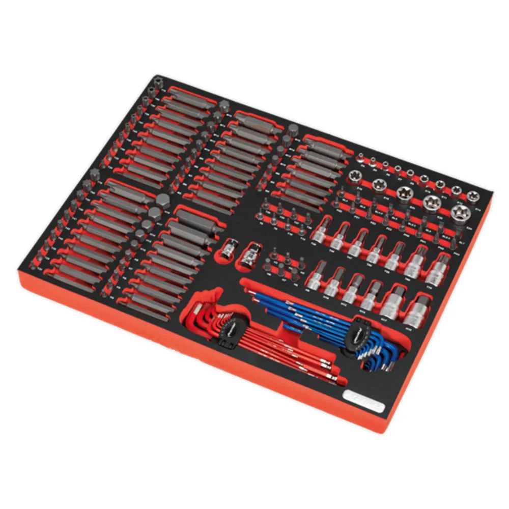 Sealey TBTP07 177 Piece Tool Tray With Specialised Bits & Sockets 2 Sealey TBTP07 177 Piece Tool Tray With Specialised Bits & Sockets - Image 2