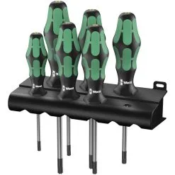 Wera Kraftform 367/6BO 6 Piece TORX BO Screwdriver Set & Rack