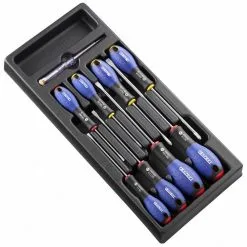 Expert By Facom E194940B - 8 Piece Mechanic's And Electrician's Screwdriver Module