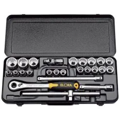 Elora 770-OKLMU 1/2" Drive Metric Socket Set (25 Piece)