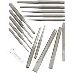 Clarke ET138 16-piece Punch & Chisel Set