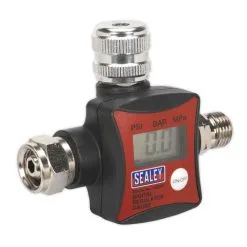 Sealey ARD01 On-Gun Air Pressure Regulator/Gauge Digital