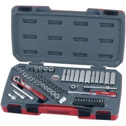 Teng T1460 1/4'' Drive Metric/Imperial Socket Set 60 Piece