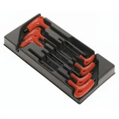 Facom MOD.84TZS 7 Piece Metric Spherical Head Hex Key Set