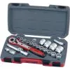 Teng T1221 21 Piece 1/2'' Drive Metric Socket Set