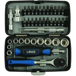 Laser 5960 38 Piece Socket & Bit Set 1/4"Drive