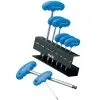 Clarke PRO61 8-Pce A/F T-Handle HEX Key Set