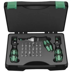 Wera 7440/41/42 Adjustable Torque Screwdriver Set 27 Pieces