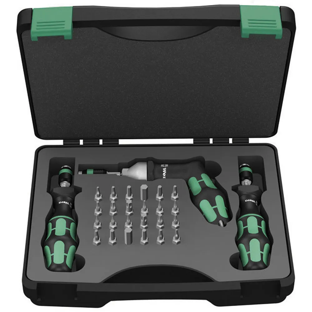 Wera 7440/41/42 Adjustable Torque Screwdriver Set 27 Pieces 1 Wera 7440/41/42 Adjustable Torque Screwdriver Set 27 Pieces