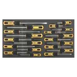 Sealey S01127 20 Piece Tool Tray With Screwdriver Set
