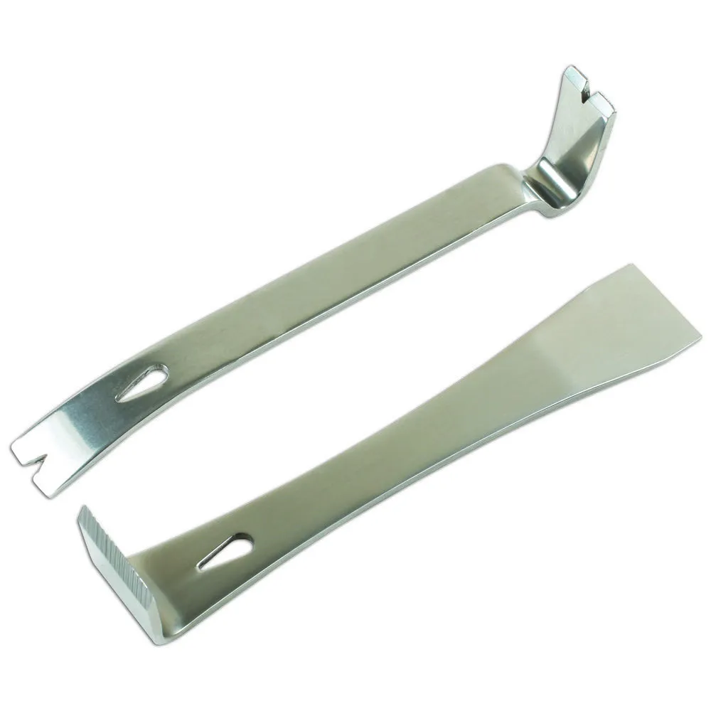 Laser 7648 2 Piece Pry Bar Set - Stainless Steel 5 Laser 7648 2 Piece Pry Bar Set - Stainless Steel - Image 5