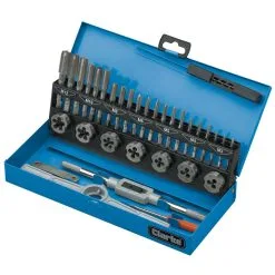 Clarke CHT527 32 Piece Metric HSS Tap & Die Set