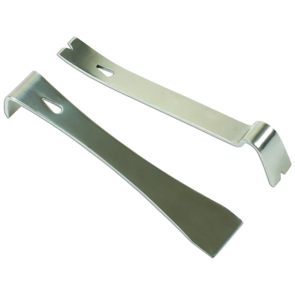 Laser 7648 2 Piece Pry Bar Set - Stainless Steel 2 Laser 7648 2 Piece Pry Bar Set - Stainless Steel - Image 2