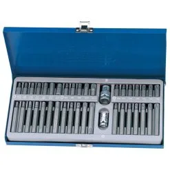 Draper 40 Piece Tx-Star Hexagon And XZN Mechanics Bit Set