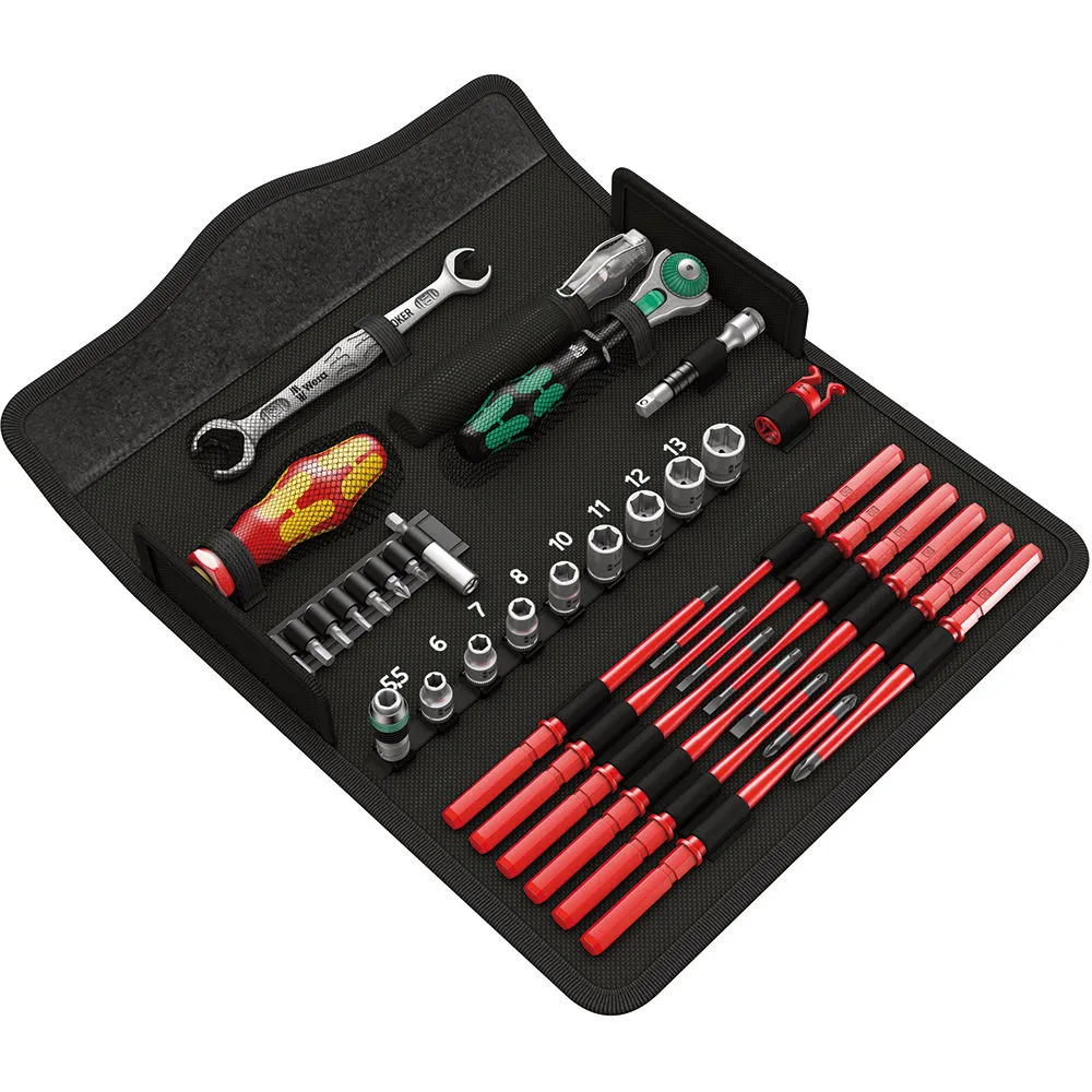 Wera Kraftform Kompakt W1 35 Piece Maintenance Tool Set 1 Wera Kraftform Kompakt W1 35 Piece Maintenance Tool Set