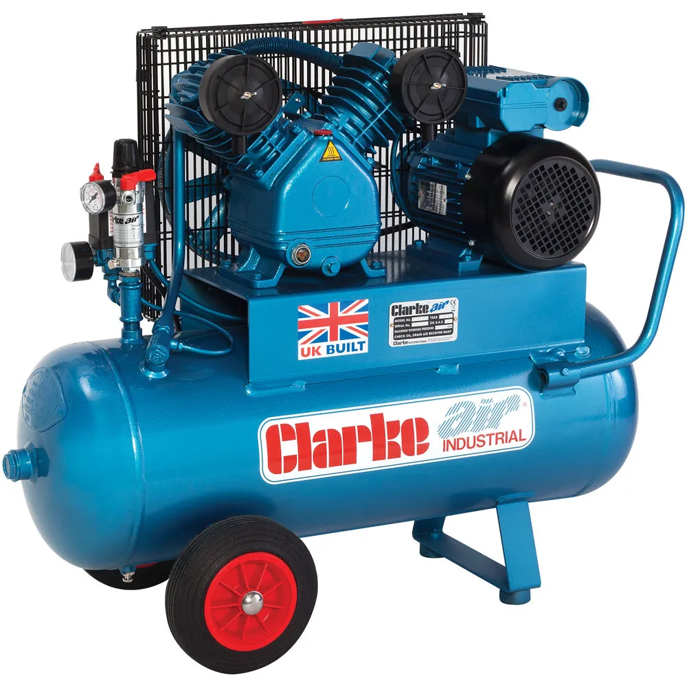 Clarke XEPV16/50 (OL) 14cfm 50Litre 3HP Portable Industrial Air Compressor (230V) 1 Clarke XEPV16/50 (OL) 14cfm 50Litre 3HP Portable Industrial Air Compressor (230V)