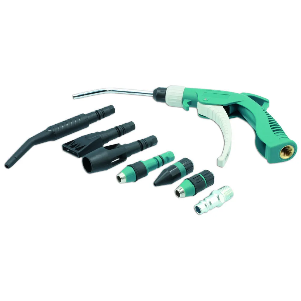Laser 9 Piece Air Blow Gun Kit 1 Laser 9 Piece Air Blow Gun Kit