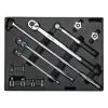 Sealey TBT32 1/4" 3/8" & 1/2" Drive 13 Piece Tool Tray With Breaker Bar & Socket Adaptor Set
