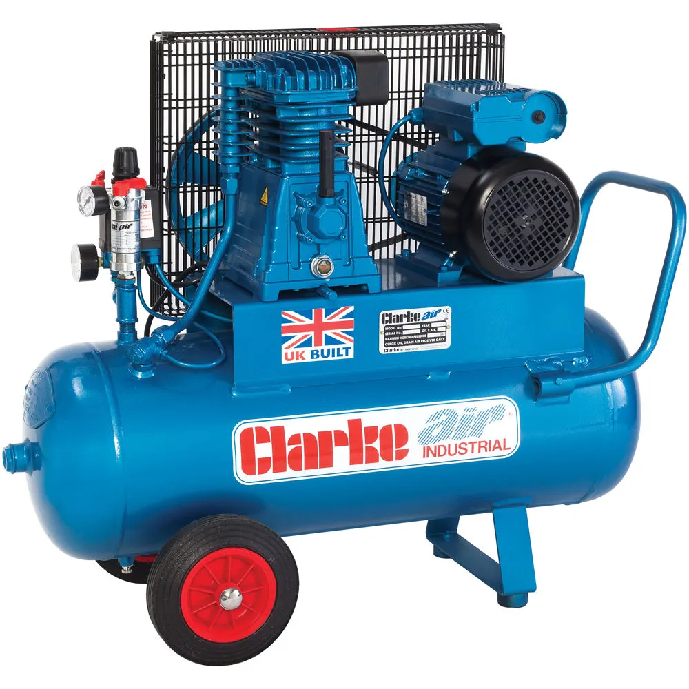 Clarke XEP15/50(OL) 14cfm 50Litre 3HP Portable Industrial Air Compressor (230V) 1 Clarke XEP15/50(OL) 14cfm 50Litre 3HP Portable Industrial Air Compressor (230V)