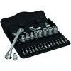 Wera 8100 SA 8 28 Piece Zyklop Metal-Switch Ratchet And Socket Set 1/4" Drive