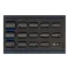Draper IT-EVA18 1/2'' Square Drive 15 Piece Impact Socket Set