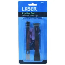 Laser 7648 2 Piece Pry Bar Set - Stainless Steel