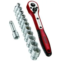 Teng 13 Piece 1/4" Drive Metric Socket Set