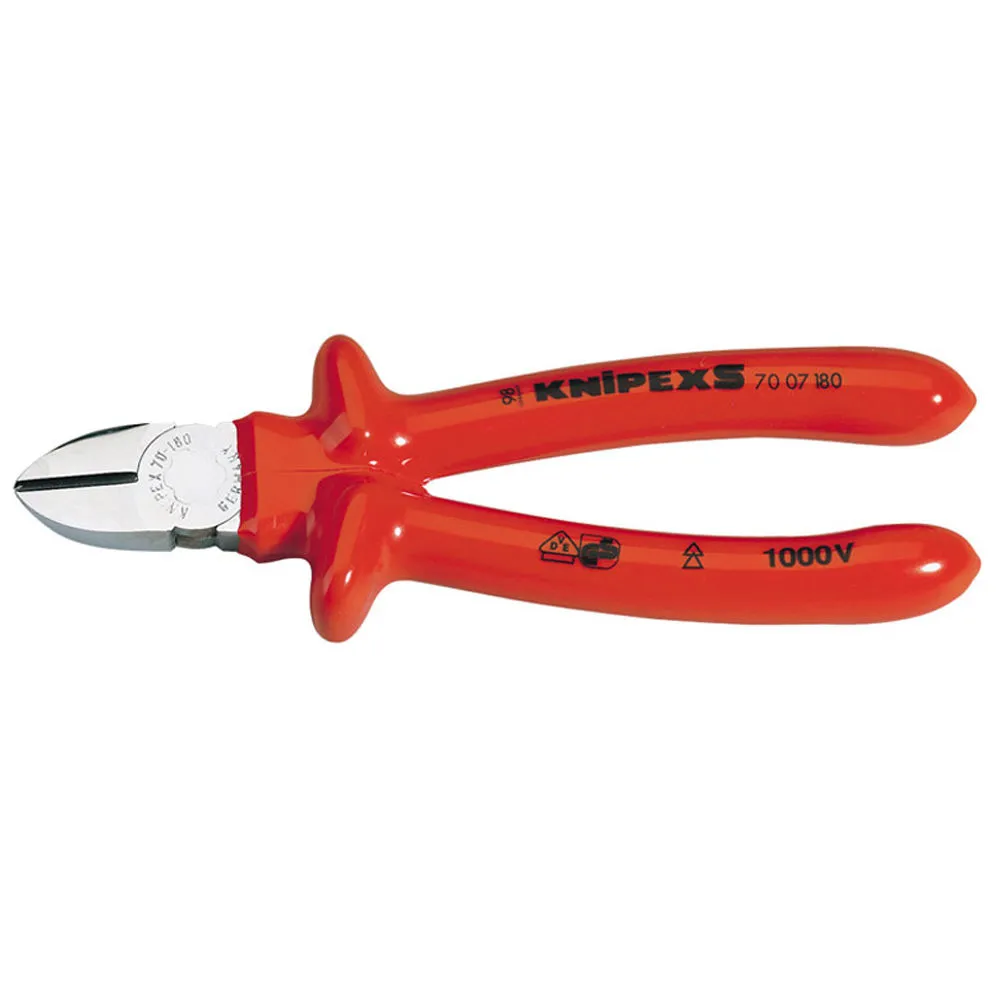 Knipex 180mm 'S' Range Diagonal Side Cutter 1 Knipex 180mm 'S' Range Diagonal Side Cutter