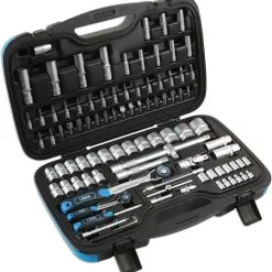 Laser 6921 95 Piece 1/4'' & 1/2'' Drive Metric Socket Set -Hand Tools Shop A3A91A89 0515 40FD 93CC 8F2C068529C3 huge