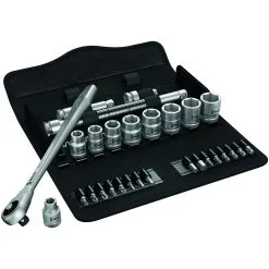 Wera Zyklop 8100 Sb10 3/8" Drive Ratchet And Socket 29 Piece Set