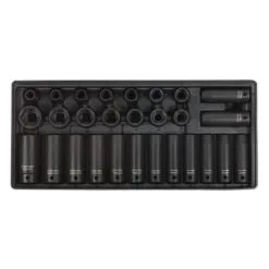 Sealey TBT24 28 Piece 1/2'' Drive Impact Socket Set