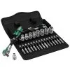 Wera 8100 SA 6 28 Piece Zyklop Speed Multi-function Ratchet Socket Set 1/4" Drive