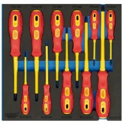 Draper IT-EVA13 VDE Ergo Plus 11 Piece Screwdriver Set