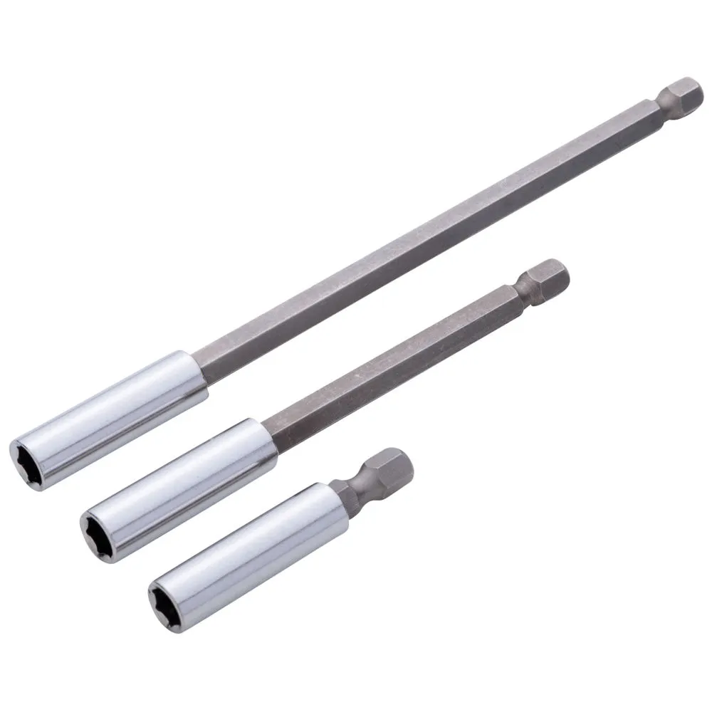 Blue Spot 3 Piece 1/4" Magnetic Bit Adaptor Set 1 Blue Spot 3 Piece 1/4" Magnetic Bit Adaptor Set