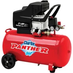 Clarke Panther 9/50 9.3cfm 50Litre 2.5HP Air Compressor (230V)