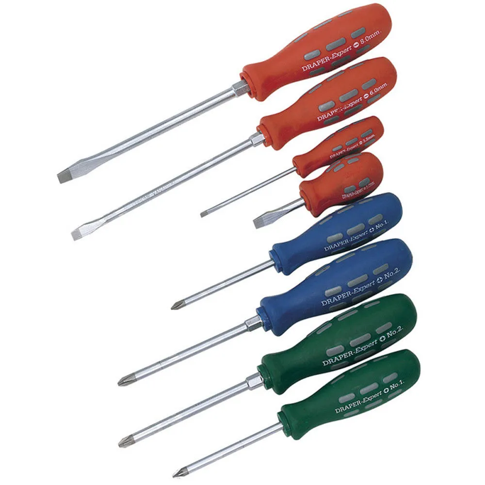 Draper 8 Piece Engineer’s/Mechanic’s Screwdriver Set 1 Draper 8 Piece Engineer’s/Mechanic’s Screwdriver Set