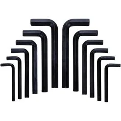 Blue Spot 12 Piece Jumbo Hex Keys (Metric/Imperial)