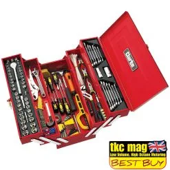 Clarke CHT641 199 Piece DIY Tool Kit With Cantilever Tool Box