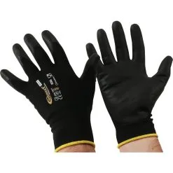 Connect 35374 Mechanics Cut Resistant Gloves - Medium 3 Pairs