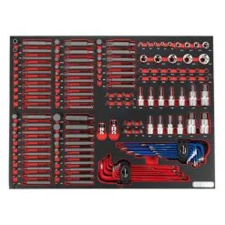 Sealey TBTP07 177 Piece Tool Tray With Specialised Bits & Sockets