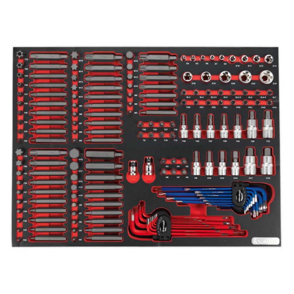 Sealey TBTP07 177 Piece Tool Tray With Specialised Bits & Sockets 1 Sealey TBTP07 177 Piece Tool Tray With Specialised Bits & Sockets