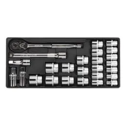 Sealey TBT21 26 Piece 1/2'' Drive Metric Socket Set