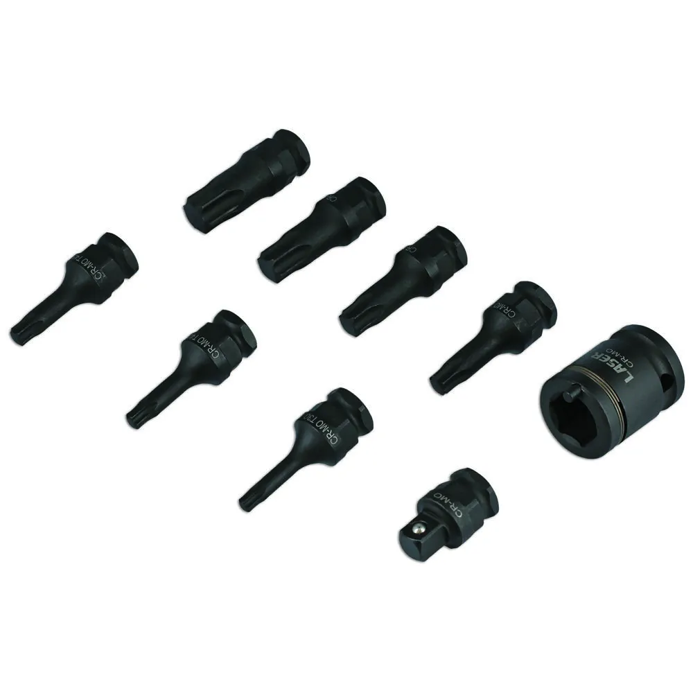 Laser 7978 9pc Dual Drive Star* Impact Bit Socket Set 6 Laser 7978 9pc Dual Drive Star* Impact Bit Socket Set - Image 6