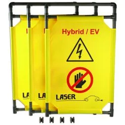 Laser Hybrid/EV Folding Safety Barrier
