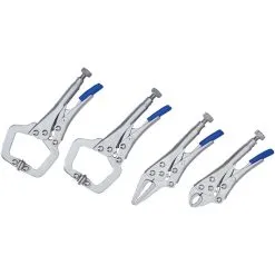 Blue Spot 4 Piece Mini Locking Plier Set