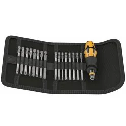 Wera Kraftform Kompakt 17 Piece 60 ESD Screwdriver With Rapidaptor