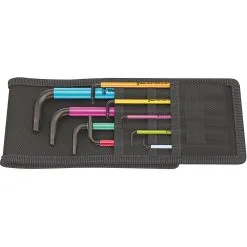 Wera 950 SPKL/9 SZ Multicolour Imperial L-Hex Key Set